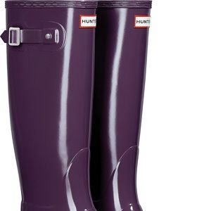 Tall purple Hunter Boots